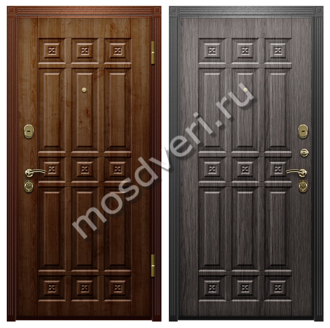 Входная металлическая дверь в загородный дом с терморазрывом TD-66 - купить от производителя Мосдвери Входная металлическая дверь в загородный дом с терморазрывом TD-66