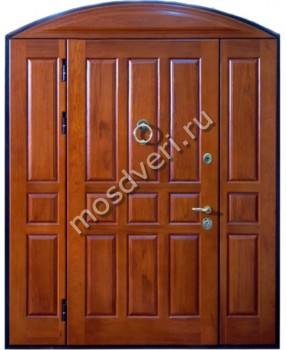 Арочная дверь в большой проем с дверным молотком - купить от производителя Мосдвери Арочная дверь в большой проем с дверным молотком