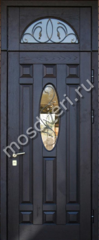 Дверь входная с овальным зеркалом SZ-9 с верхней фрамугой - купить от производителя Мосдвери Дверь входная с овальным зеркалом SZ-9 с верхней фрамугой