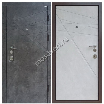 Белая входная дверь в квартиру BVD-07 - купить от производителя Мосдвери Белая входная дверь в квартиру BVD-07