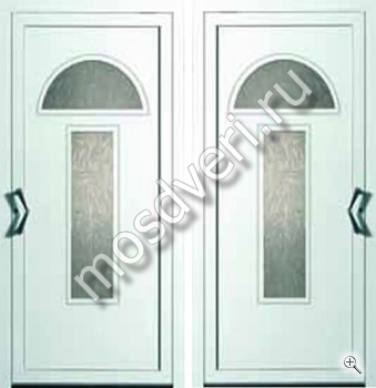 Входная дверь МДФ с вставками матового стекла - купить от производителя Мосдвери Входная дверь МДФ с вставками матового стекла